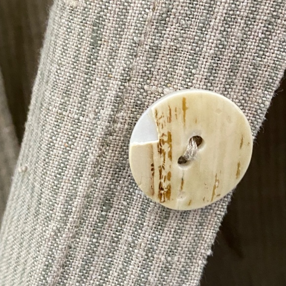 VINTAGE FLAX by Angelheart Placket Jacket Sz L - Picture 6 of 7